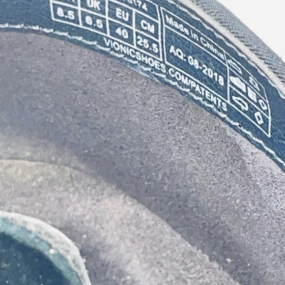 VIONIC Suede Size 8.5 Serena Black Ankle Boots Side Zipper Westen Boot - Picture 7 of 9